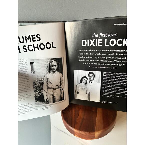 Vintage Elvis Presley Hardcover Book Large Photo History Edition by Susie Behar - Picture 3 of 5